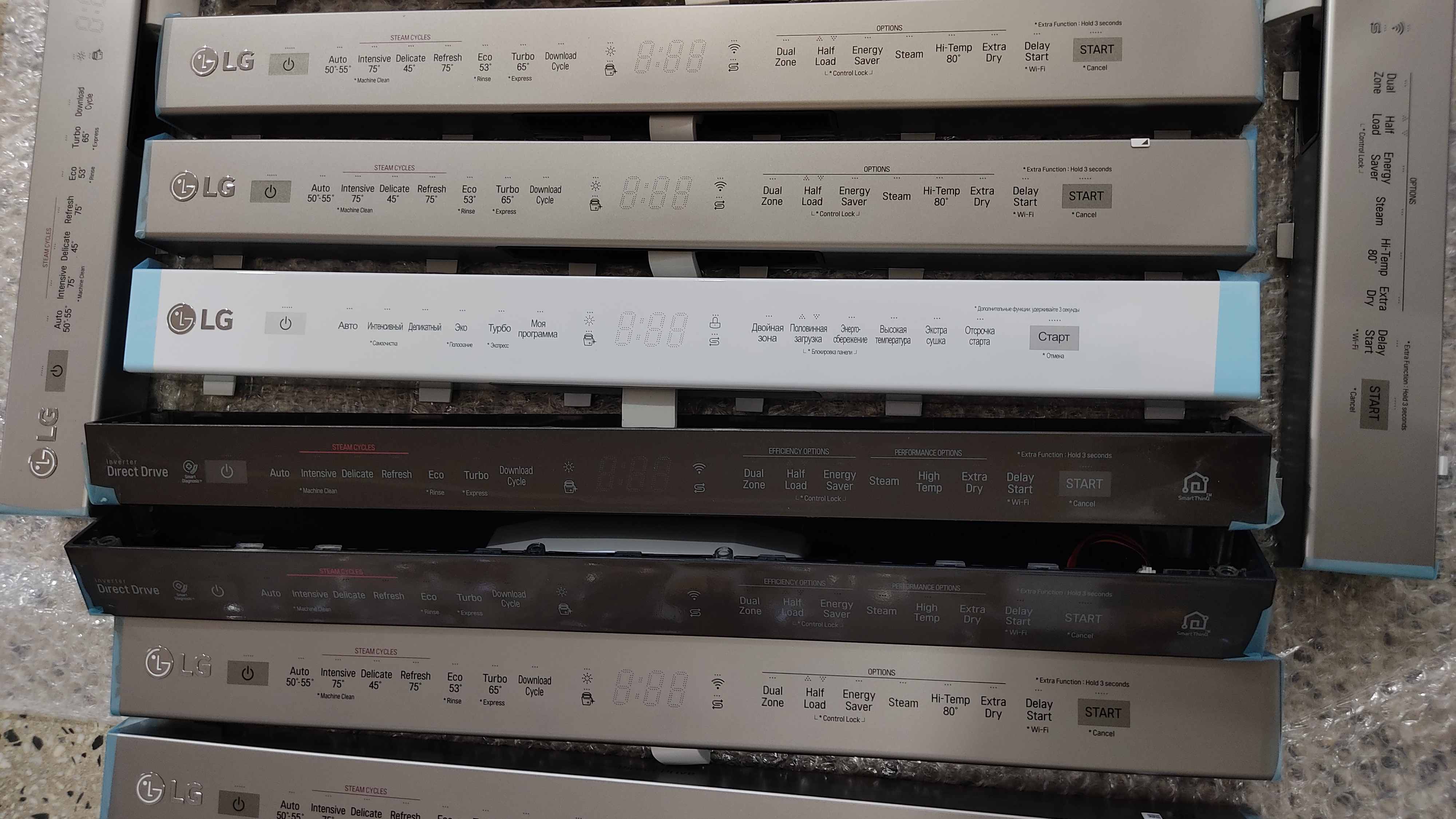 برد پنل ظرفشویی الجی 